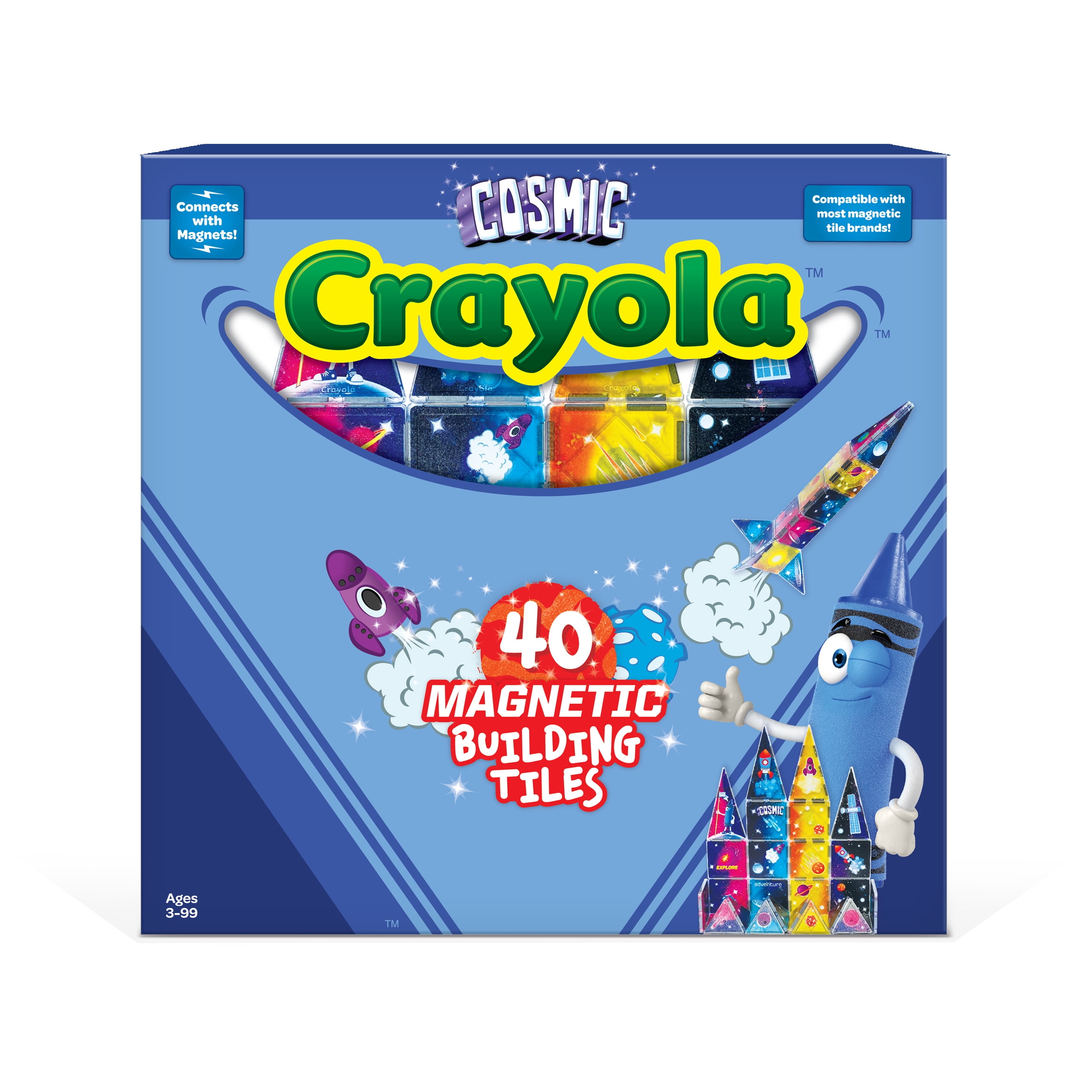 Crayola Cosmic Tiles 40Piece Set