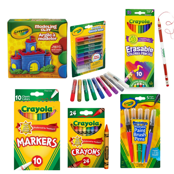 Crayola Crayola Creativity Tub, Art Set, 62 Pcs, Holiday Gift for Kids, Holiday Arts & Craft Supplies, Creative Toys