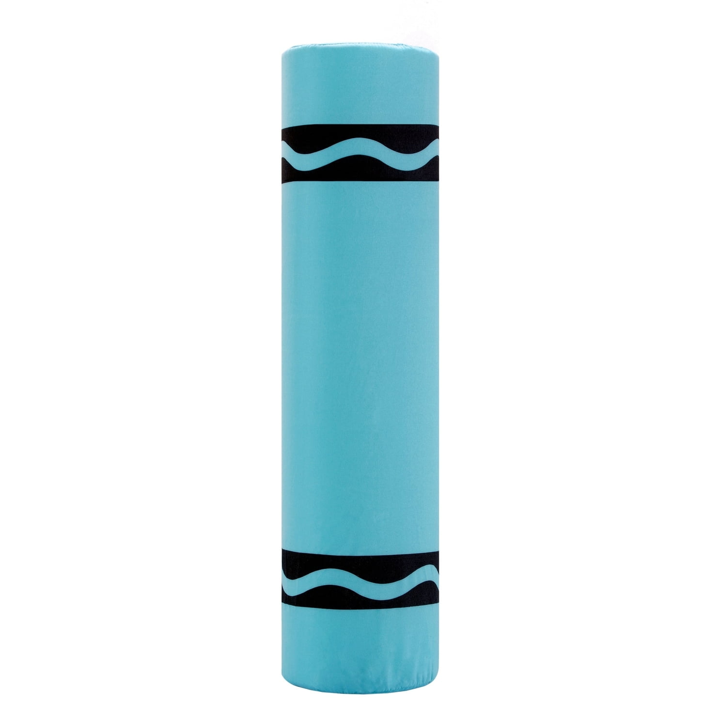 Crayola  Crayon Bolster Pillow Turquoise