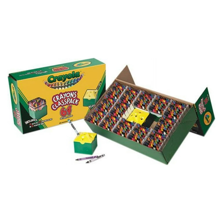 Crayola Crayons - Classpack, Pkg of 832, 64 Colors