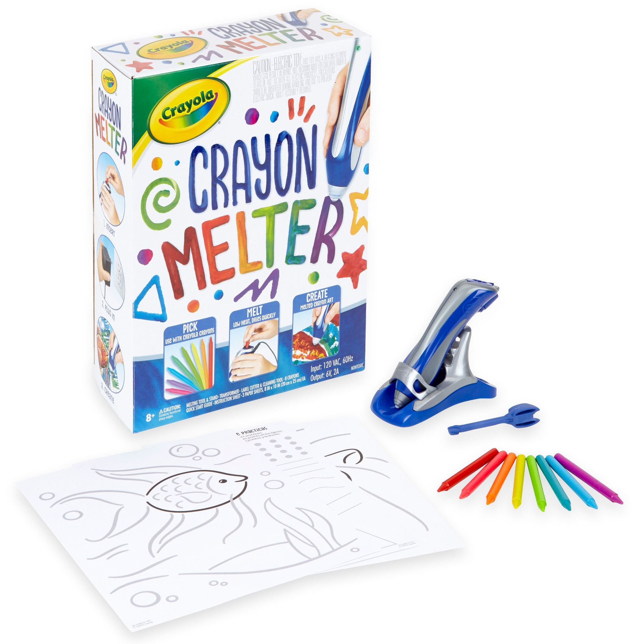 Crayola Crayon Melter Kit with Crayons, School Supplies, Gifts for Kids, Unisex Child - image 1 of 10