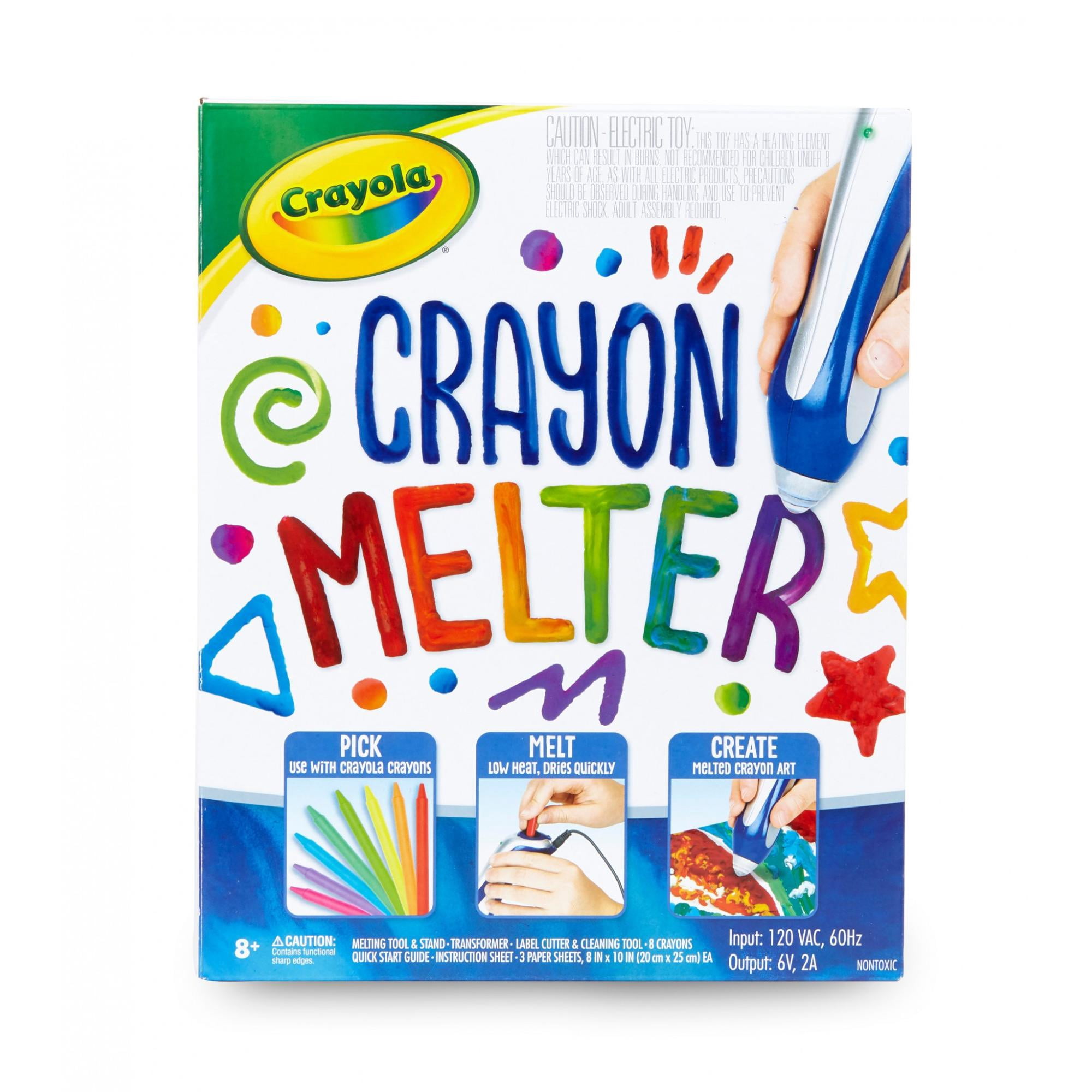 Crayola Crayon Melter, Crayon Melting Art, Craft Supplies, Gift for Kids, Ages 8, 9, 10, 11