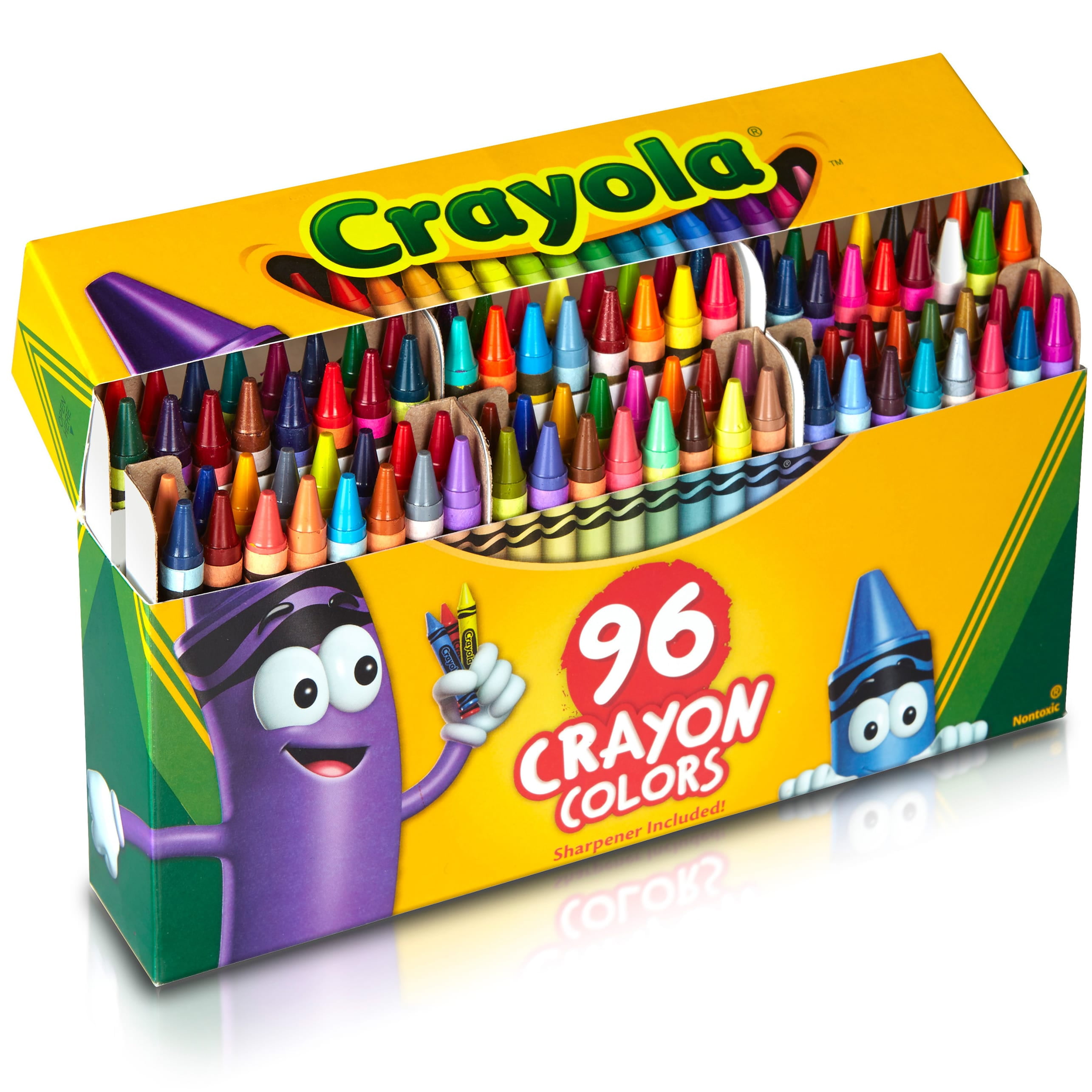Personalized 4 Pack Crayons - Green Box - Crayons