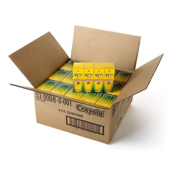 Crayola Crayon Tuck Box, 4 Count 360 Pack