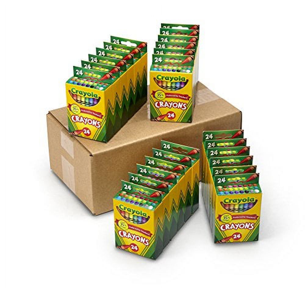 Crayola Crayons 24 Boxes, 24 Crayons per Box - image 1 of 7