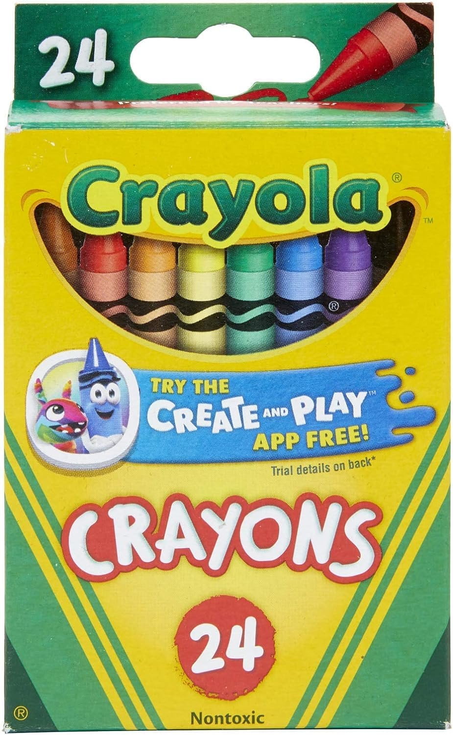 Crayola Crayons 24 Colors Pack of 4