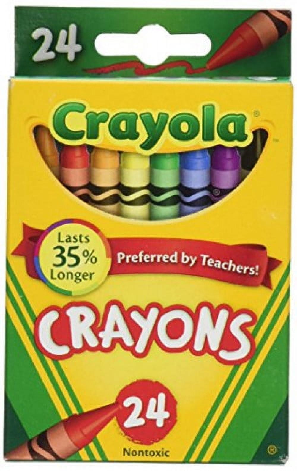 Crayola 24 Count Crayons Bulk, 24 Box Classpack