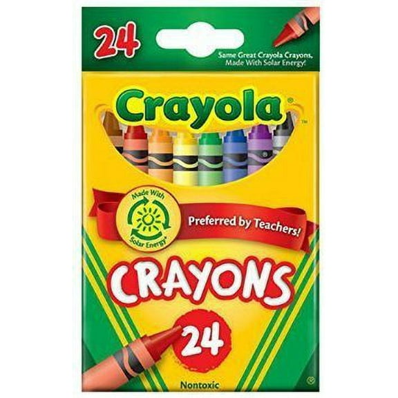 Crayola Crayons Assorted Bright Colors - 24 Count - 12 Packs