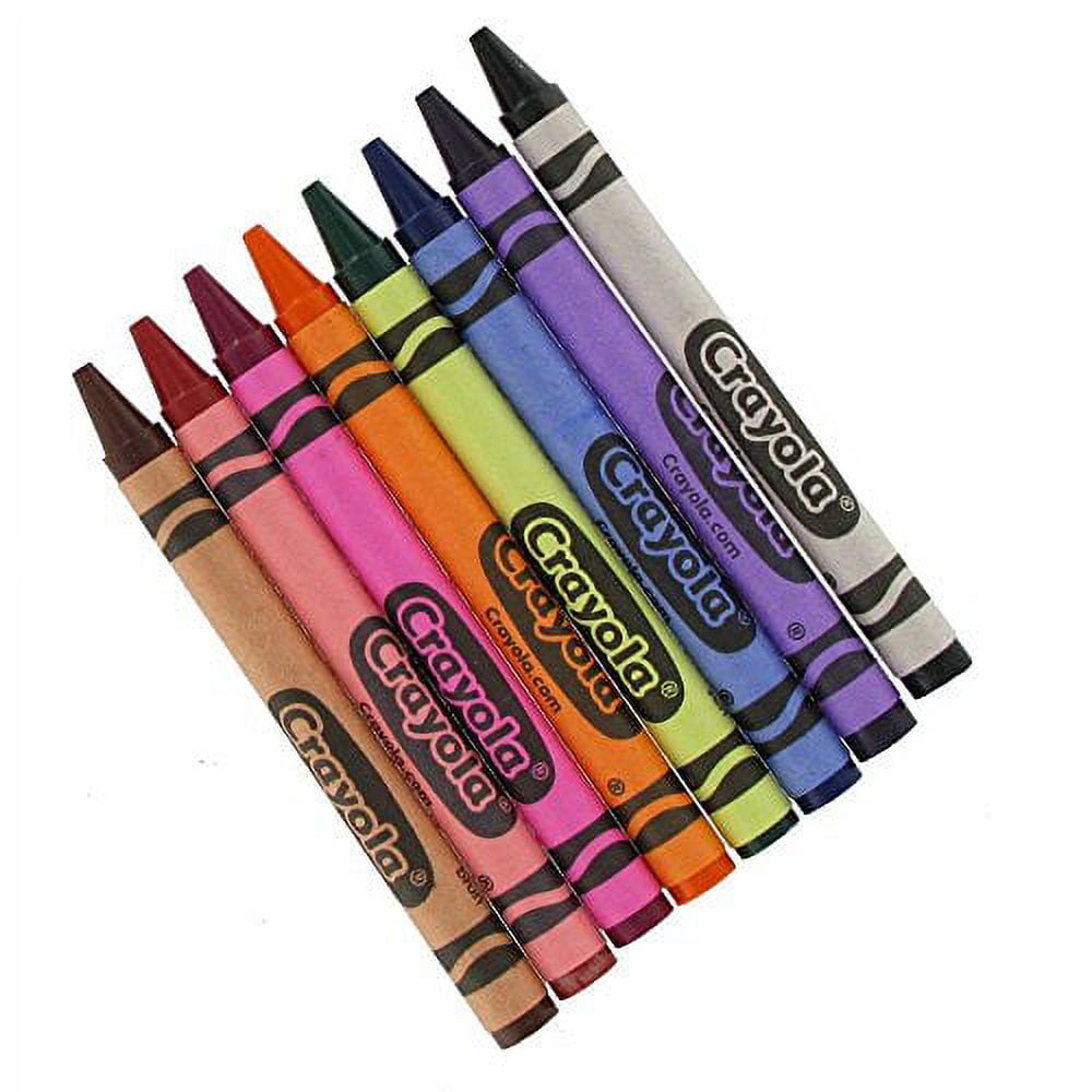 XMMSWDLA Crayons For Kids Ages 4-8 Blue Pen8-In-1 Rotating Multi-Color  Crayon Does Not Dirty Hand Crayon 8 Color Press Rotating Crayon Fine Point  Pen