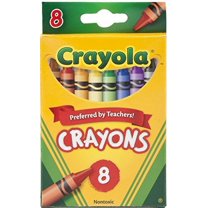 Vintage Crayola Crayons 64 Count Box Built in Sharpener 1990 Used