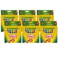 thumbnail image 1 of Crayola Crayons, Jumbo Size, 8 Colors Per Box, Set Of 6 Boxes, 1 of 5