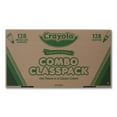 thumbnail image 1 of Crayola Crayons and Markers Combo Classpack, 256 Pieces in 8 Classic Colors, 1 of 11