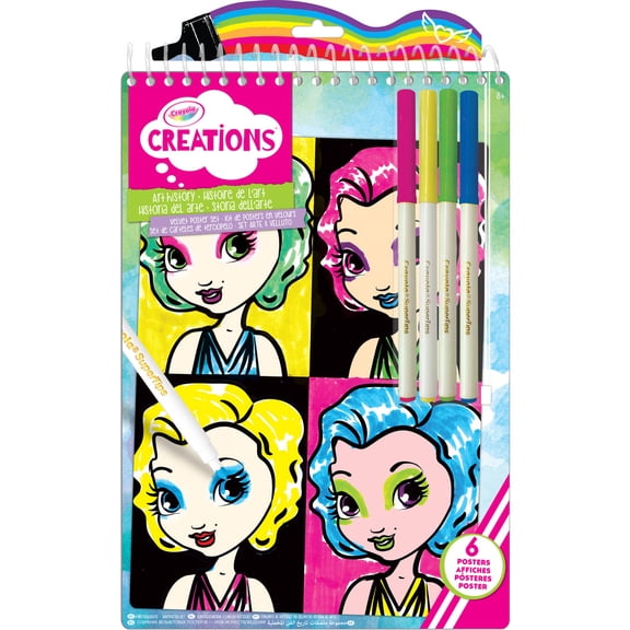 Crayola Creations "Art History" Velvet Posters