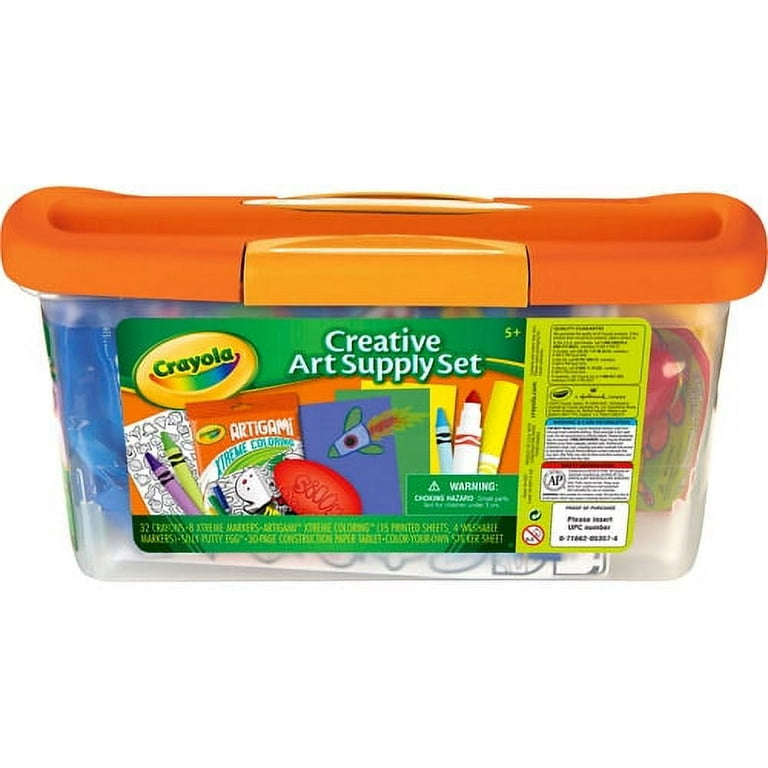 Crayola Create 'N Carry Art Set, 75 Pieces, Art Gift for Kids, Ages 5 – S&D  Kids
