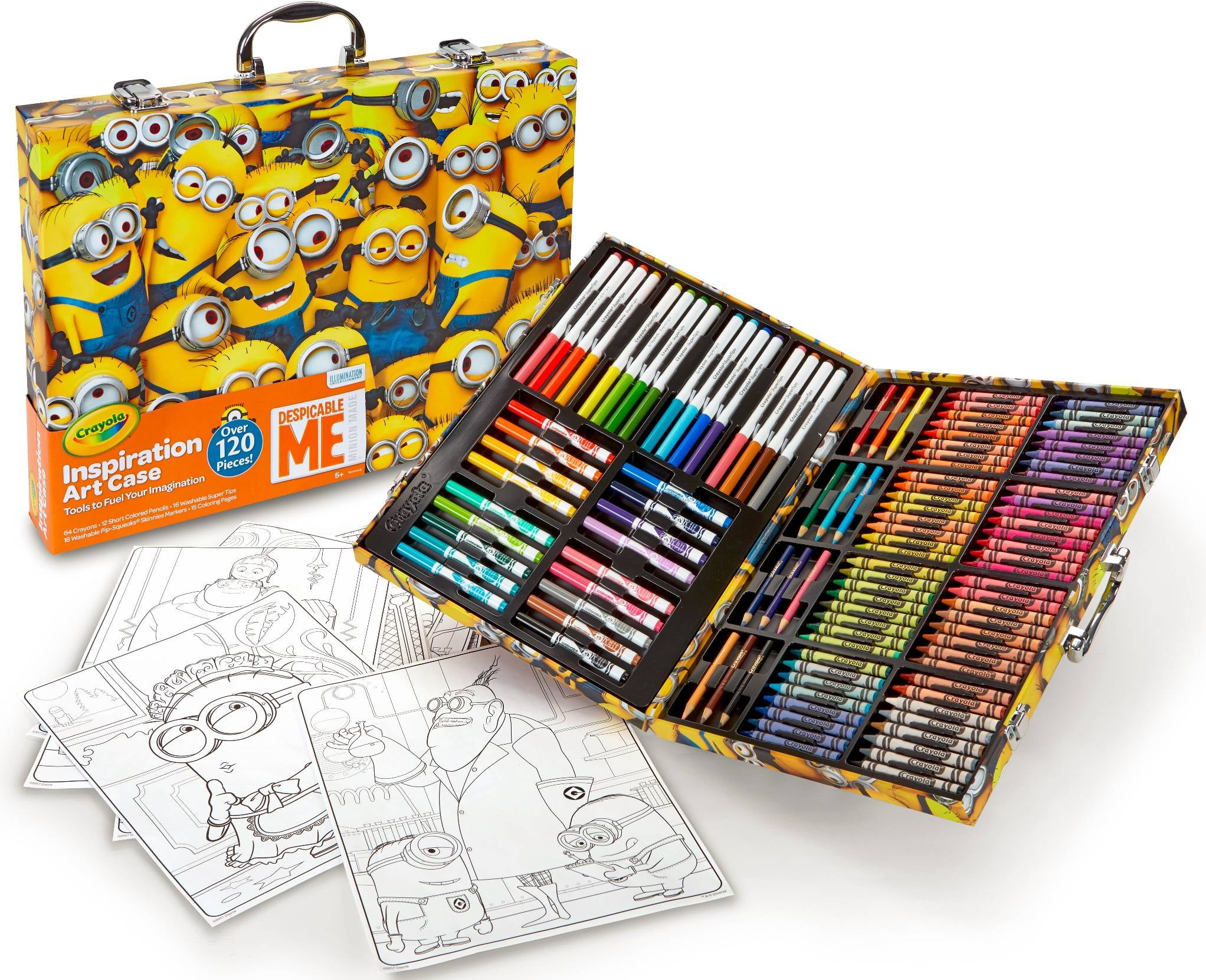 Crayola Despicable Me 120 Piece Inspiration Art Case