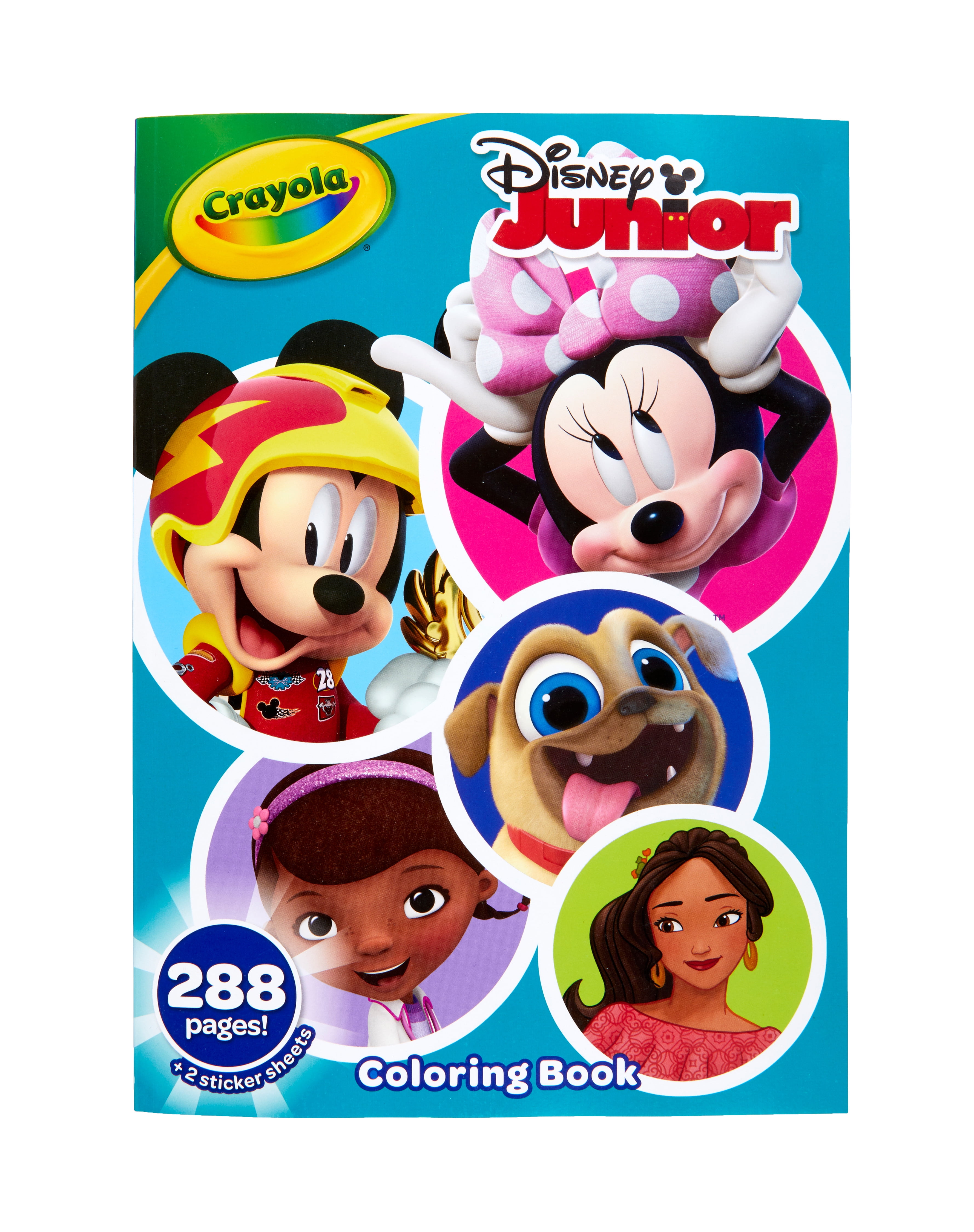 Crayola Disney Coloring Book with Stickers, Disney Junior, Gift