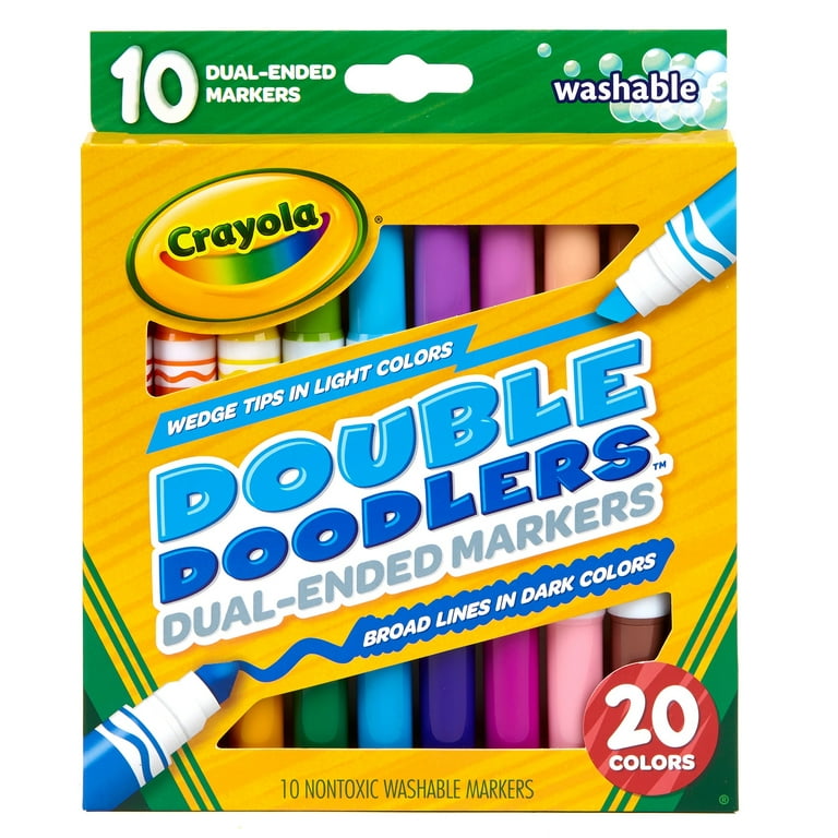 https://i5.walmartimages.com/seo/Crayola-DualEnded-Washable-Double-Doodlers-MarkersAssorted-Colors-10-Pkg_4bec30b6-28a5-41eb-af1c-0def48d7347e.9a70f66b268af4dd30b52ad847ae0a0c.jpeg?odnHeight=768&odnWidth=768&odnBg=FFFFFF