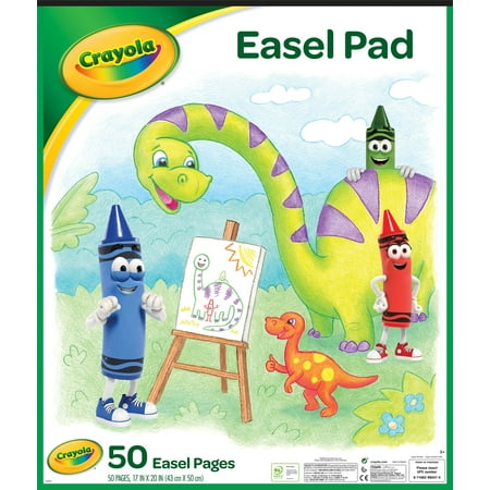 Crayola Easel or Floor Pad for Ages 3 and Up, 50 Sheets