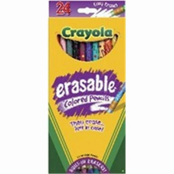 Crayola Erasable Colored Pencils, Art Pencils (24 Count)