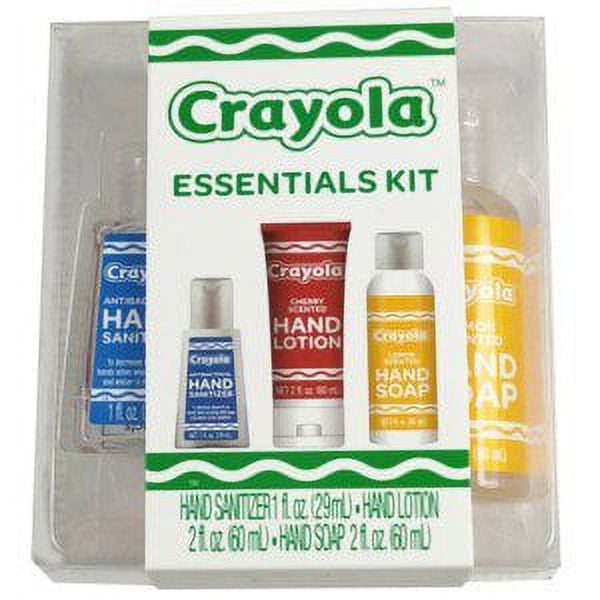 Crayola Essentials Kit, Hand Sanitizer, Hand Lotion, Hand Soap