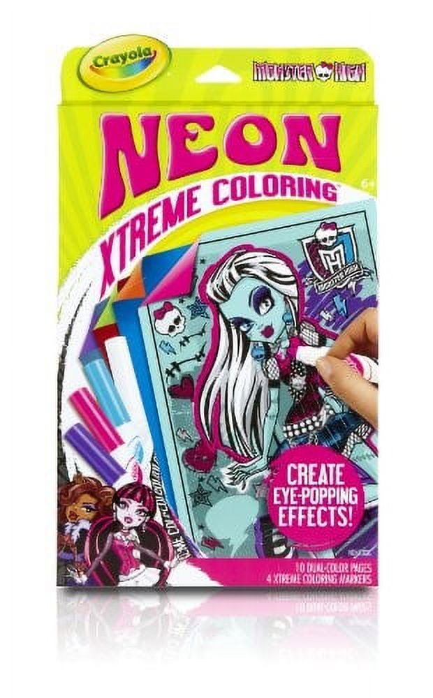Crayola Extreme Coloring Monster High, Neon Pop Paper - Walmart.com