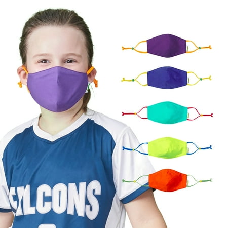 Crayola Face Mask, Washable Reusable, 5-Pack