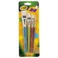 thumbnail image 1 of Crayola Flat Paintbrush Set, Four Count, 1 of 6