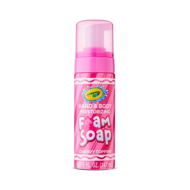 Crayola Foam Soap, Cherry Topping Scent, 5 fl oz, Age 3+