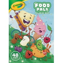 Crayola Food Pals, 48 page Coloring Book, Gift for Kids