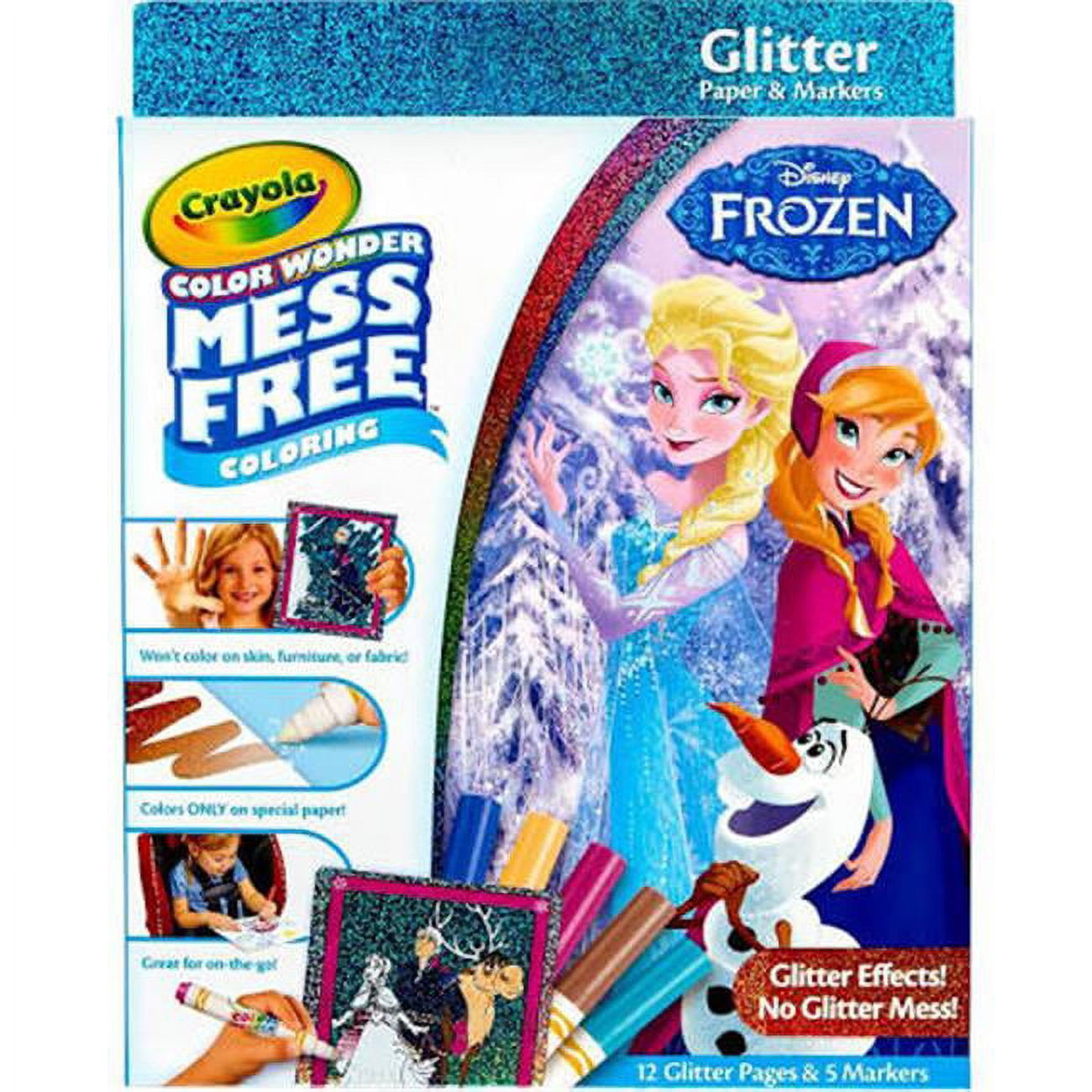 Crayola Frozen Color Wonder Glitter Set - Walmart.com