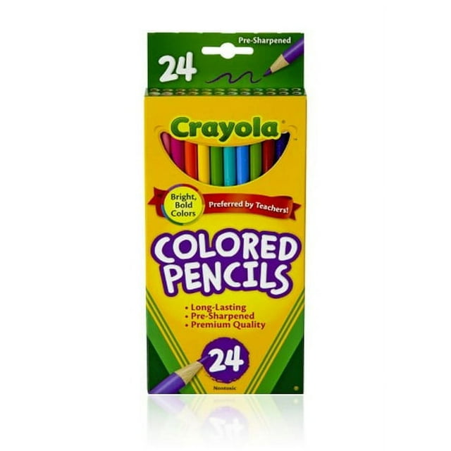 Crayola Full Size Non-Toxic Pre-Sharpened Colored Pencil Set (Pack of 3)