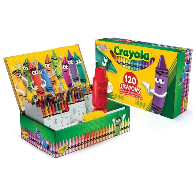 Crayola Giant Box of Crayons, Stocking Stuffers for Kids, Holiday Gifts ...