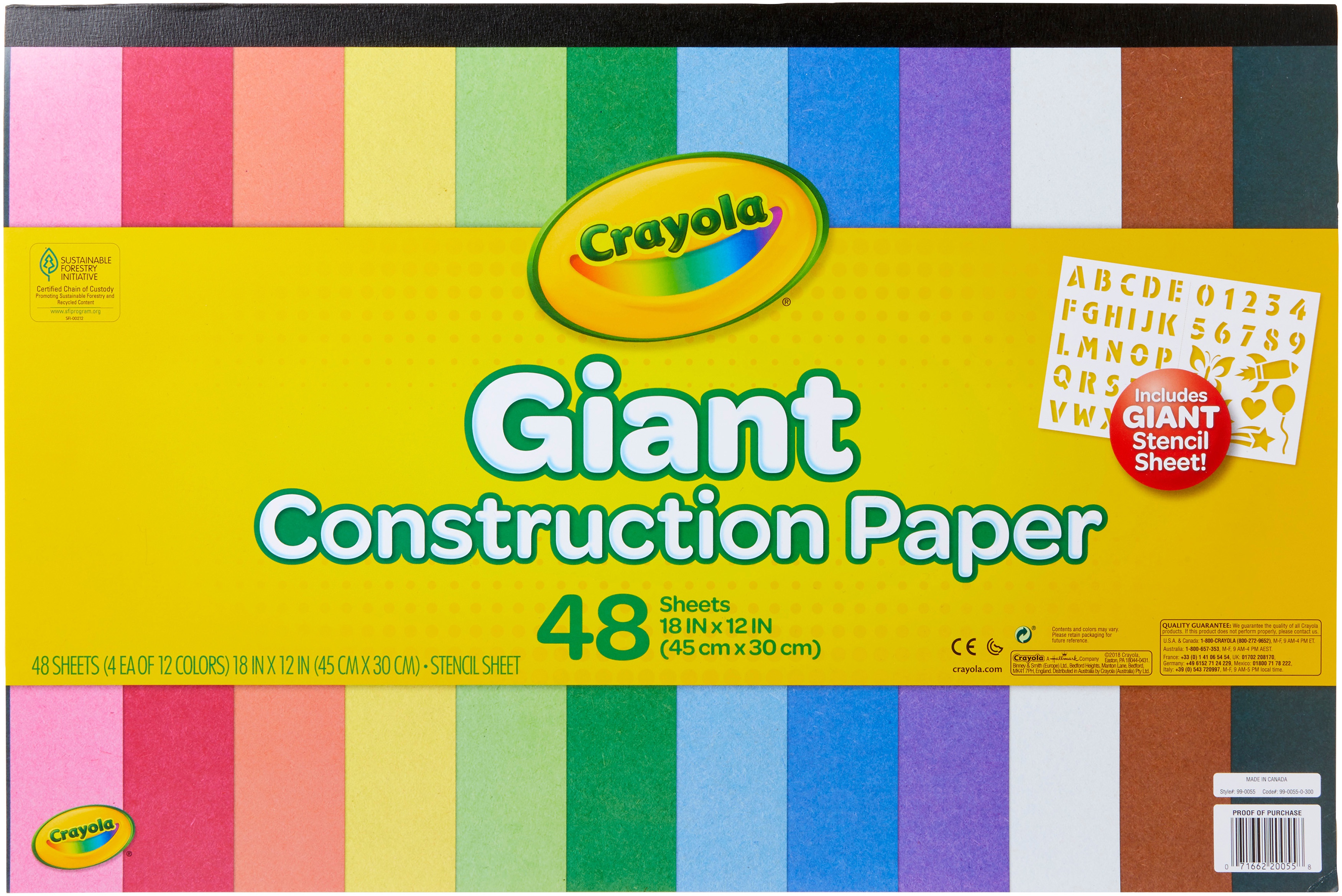 Crayola Construction Paper Packs