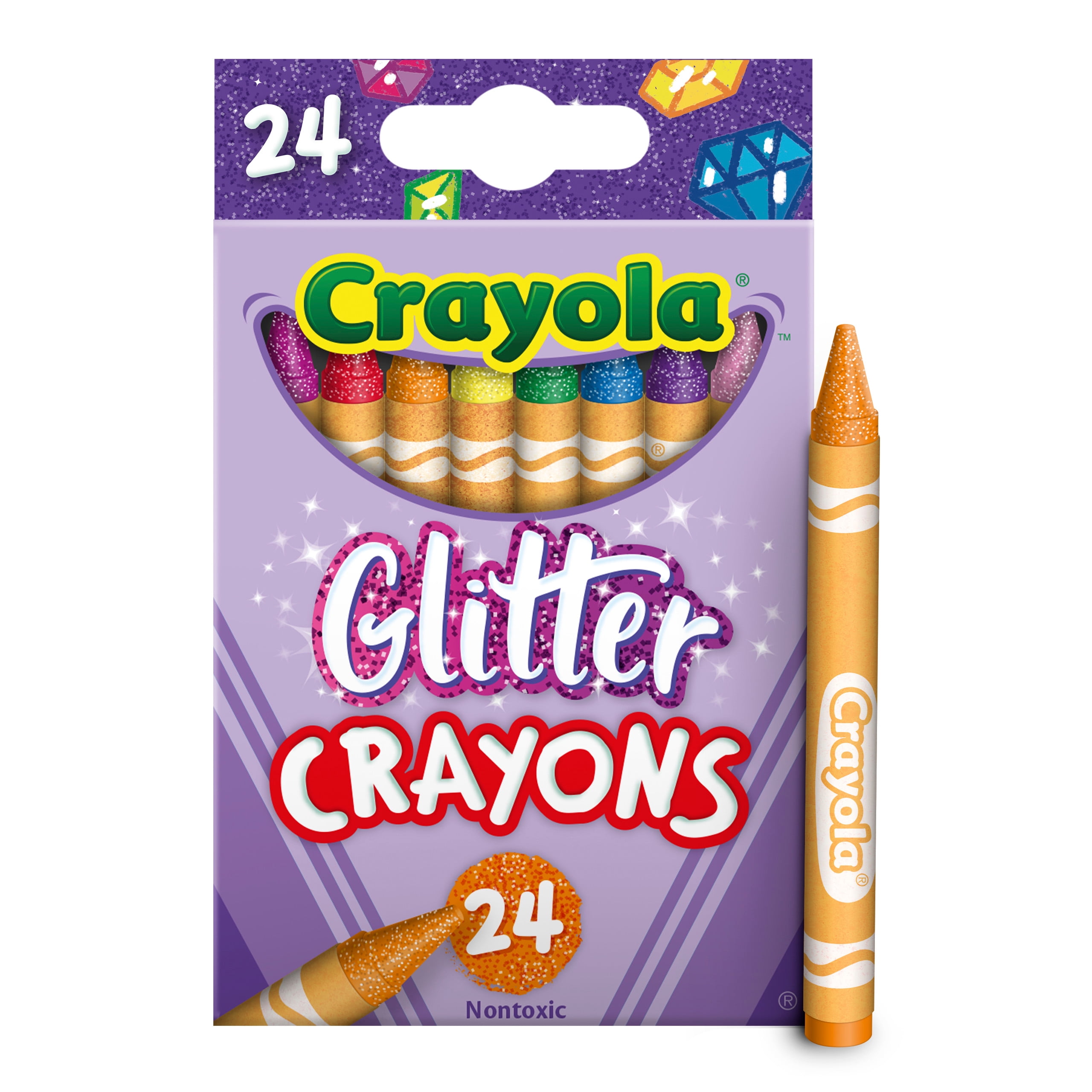 CRAYOLA 8 COUNT LARGE CRAYONS NON - TOXIC SCHOOL COLORING ART NEW