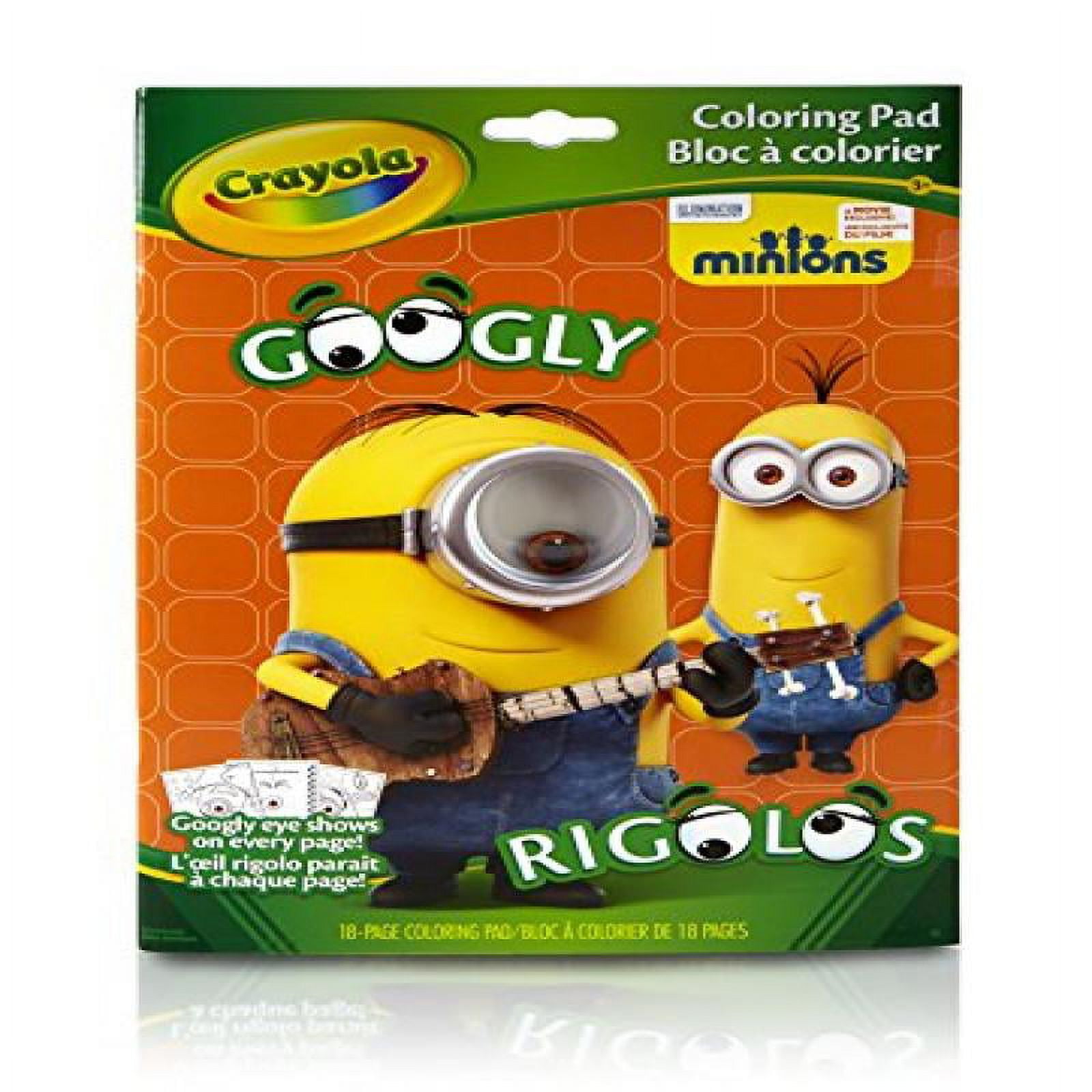 Crayola Googly Eye Minions Coloring Book - Walmart.com
