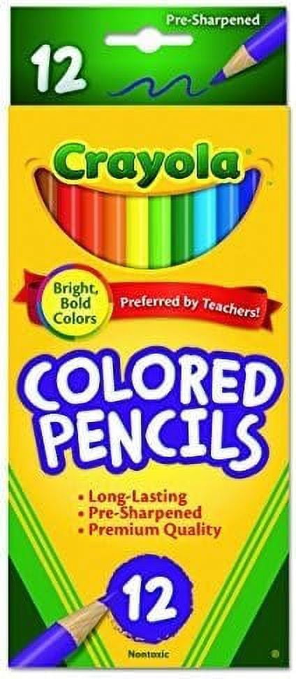 Crayola Graphite Assorted Colored Pencils, 96 Count