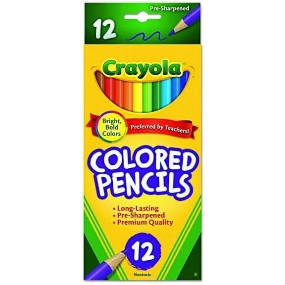 Crayola Graphite Assorted Colored Pencils, 96 Count