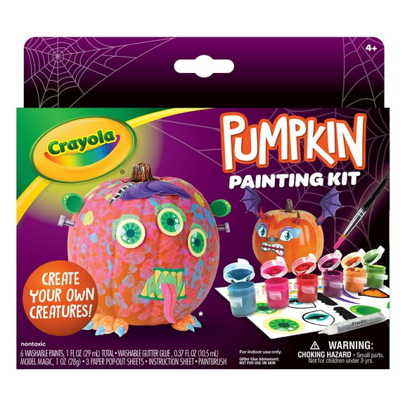 Crayola Halloween Model Magic Pumpkin Craft Kit, Creature, Art and Craft Kit