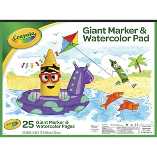 Crayola Giant Fingerpaint Pad, 16 x 12 Inches, 25 Sheets 