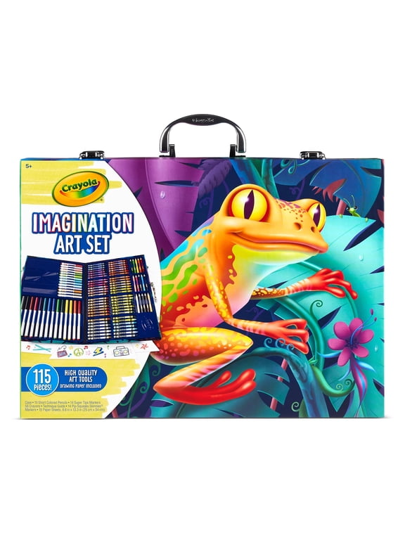 Imagination Art Coloring Set, 115 Pcs, Art & Craft Kit, Drawing & Coloring Supplies, Creative Gifts for Kids