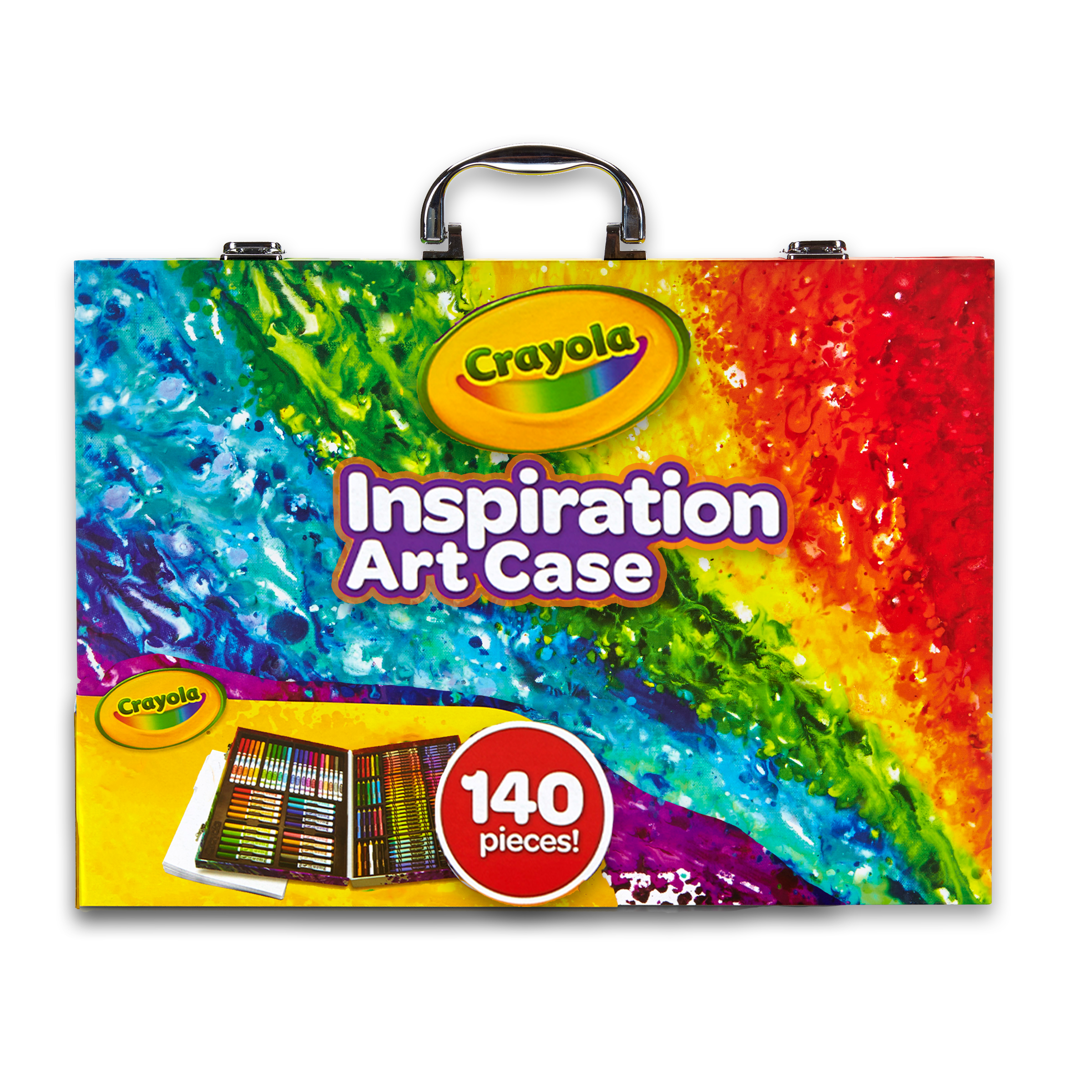 Crayola Inspiration Art Case, 140 Pieces, Assorted Colors, Gifts for Kids - image 1 of 8