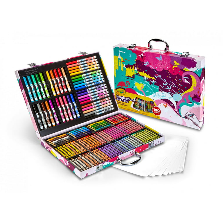 Crayola Inspiration Art Case, Pink, Art Supplies, Gift For Kids