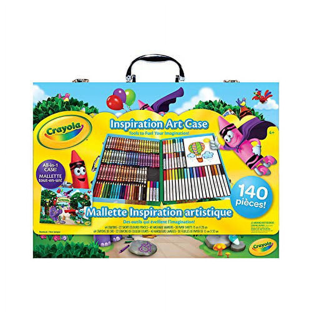  Crayola Inspiration Art Case, Art Set, Gifts for Kids, Age 4,  5, 6, 7 (Styles May Vary), includes 64 Crayons, 20 Short Colored Pencils,  40 Washable Markers and 15 Paper Sheets : Everything Else