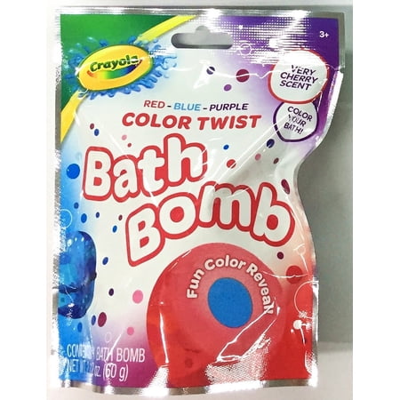 Crayola Jumbo Red Fizzie Bath Bomb
