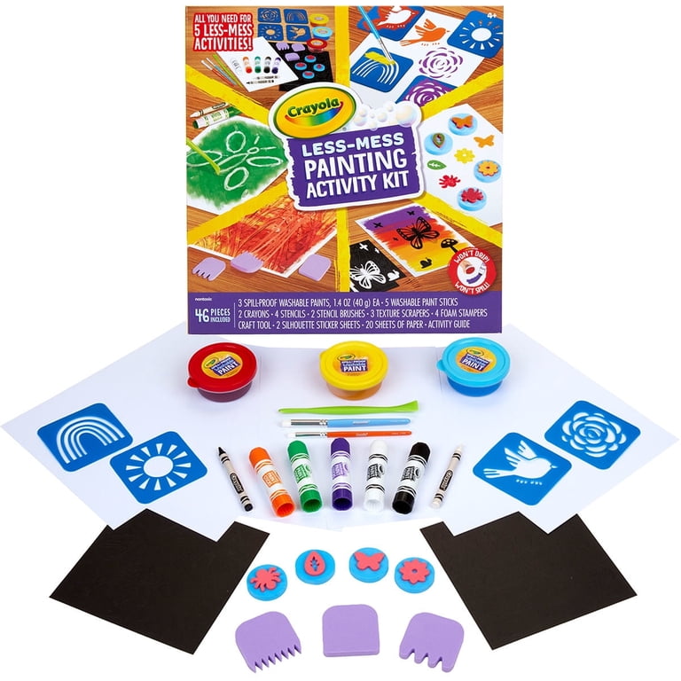 klmars Kids Wooden Painting Kit-Glow in The Dark-Arts & Crafts Gifts