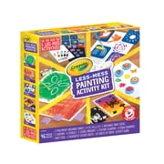 Crayola Less Mess Painting Activity Kit, Washable Kids Paint Set, School Supplies, 47 Pcs, Child Ages 4+