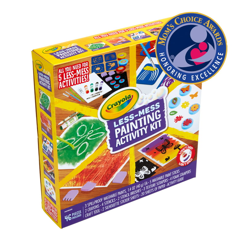 Crayola Washable Paint Stampers, Kids Paint Set, Gift for Boys  & Girls, Ages 6, 7, 8, 9 : Toys & Games