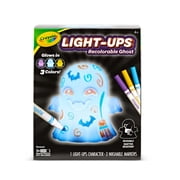 Crayola Light-Ups - Ghost, Light Up Toy Ghost, Reusable Coloring Halloween Toy, Cute Halloween Ghost Decor, Glow In The Dark