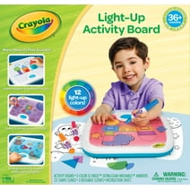 Crayola Light up Activity Board Art Kit, Toddler Toys, Preschool Art Supplies, Beginner Unisex Child