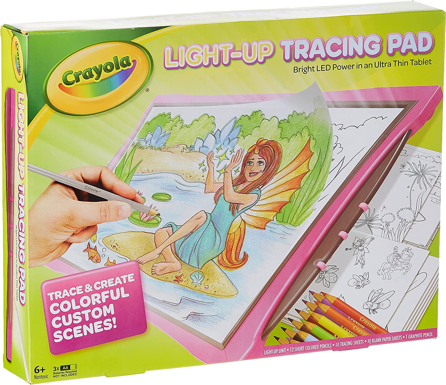 IMAGE Light Up Tracing Pad Pink Drawing Tablet Coloring Board for Kids  Children to for Girls Boy (Includes 10 Traceable Sheets and Two Clips) -  Yahoo Shopping